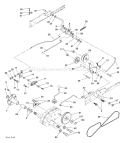 Page F Diagram and Parts List for GT2254 GT 2254 96025000201 -2005-05 Husqvarna Lawn Tractor