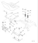 Page I Diagram and Parts List for GT2254 GT 2254 96025000201 -2005-05 Husqvarna Lawn Tractor
