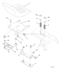 Page I Diagram and Parts List for GT2254 GT 2254 96025000202 -2005-06 Husqvarna Lawn Tractor
