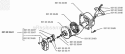Starter Diagram and Parts List for H140B 1995-07 Husqvarna Leaf Blower / Vacuum