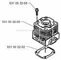 Part Location Diagram of 531003252 Husqvarna Gasket
