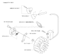 Page K Diagram and Parts List for HA850 HA 850 2005-10 Husqvarna Hedge Trimmer