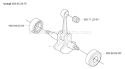 Page F Diagram and Parts List for HA850 HA 850 2005-10 Husqvarna Hedge Trimmer