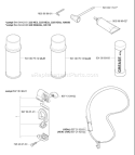 Page A Diagram and Parts List for HA850ATTACHMENT HA 850 Attachment 2007-01 Husqvarna Hedge Trimmer