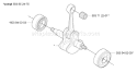 Page F Diagram and Parts List for HA850ATTACHMENT HA 850 Attachment 2007-01 Husqvarna Hedge Trimmer