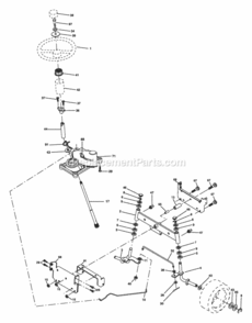 Page I Diagram and Parts List for HD13538 2005 Husqvarna Lawn Tractor