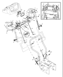 Page F Diagram and Parts List for HL1027STEB HL 1027 STE B 954633545 -2004-09 Husqvarna Snow Blower
