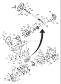 Page A Diagram and Parts List for HL524STEA HL 524 STE A 954224200 -2004-08 Husqvarna Snow Blower