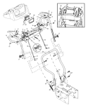 Page F Diagram and Parts List for HL8524STEA HL 8524 STE A 954224194 -2004-08 Husqvarna Snow Blower