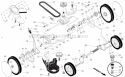 Part Location Diagram of 587969201 Husqvarna Lawn Mower Idler Pulley