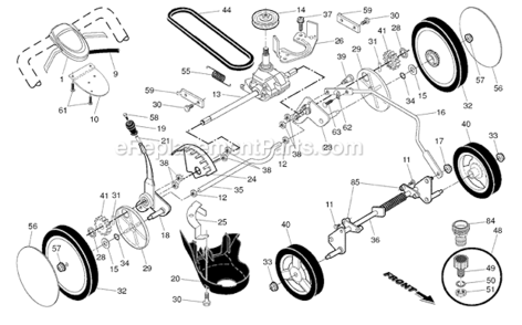 Part Location Diagram of 581901701 Husqvarna Adjuster