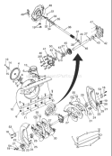 Page A Diagram and Parts List for HU9027STC HU 9027 ST C 954223077 -2004-07 Husqvarna Snow Blower
