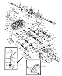 Page K Diagram and Parts List for HVGTK 180 AR 1990-03 Husqvarna Lawn Tractor