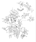 Page E Diagram and Parts List for HVGTK 180 AR 1990-03 Husqvarna Lawn Tractor