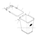 Part Location Diagram of 539111166 Husqvarna Tub, Bag Frame