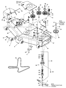 Part Location Diagram of 539109493 Husqvarna BELT SHIELD, RT