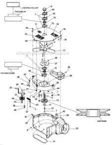 Page U Diagram and Parts List for IZ5225TXPKOA 968999307 Husqvarna Lawn Mower