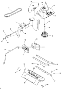 Page AC Diagram and Parts List for IZ5225TXPKOA 968999307 Husqvarna Lawn Mower