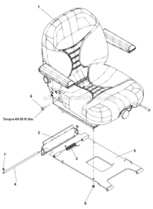 Part Location Diagram of 539110644 Husqvarna SEAT LATCH BRACKET