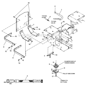 Engine_Assembly Diagram and Parts List for IZ5225TXPKOA 968999307 Husqvarna Lawn Mower