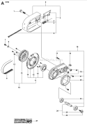 Page A Diagram and Parts List for K760  Husqvarna Concrete Saw