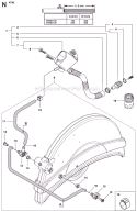 Page N Diagram and Parts List for K760  Husqvarna Concrete Saw