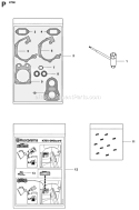 Page O Diagram and Parts List for K760  Husqvarna Concrete Saw