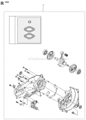 Page Q Diagram and Parts List for K760  Husqvarna Concrete Saw