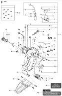 Page F Diagram and Parts List for K760  Husqvarna Concrete Saw