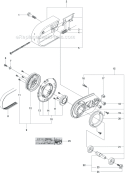 Page A Diagram and Parts List for K970  Husqvarna Concrete Saw