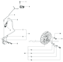 Page J Diagram and Parts List for K970  Husqvarna Concrete Saw