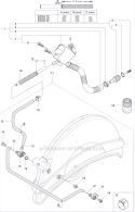 Page N Diagram and Parts List for K970  Husqvarna Concrete Saw