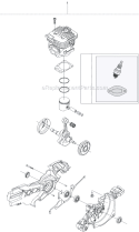 Page P Diagram and Parts List for K970  Husqvarna Concrete Saw