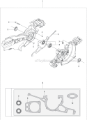 Page D Diagram and Parts List for K970  Husqvarna Concrete Saw