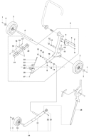 Part Location Diagram of 544920701 Husqvarna Support
