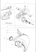 Page L Diagram and Parts List for K1250RAIL K 1250 Rail 2007-01 Husqvarna Concrete Saw
