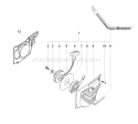 Part Location Diagram of 506275513 Husqvarna Starter Assembly Includes 2-11