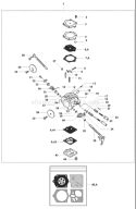Page C Diagram and Parts List for K1250 K 1250 2007-01 Husqvarna Concrete Saw