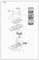 Page J Diagram and Parts List for K1250ACTIVE K 1250 Active 2008-01 Husqvarna Concrete Saw