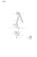 Page K Diagram and Parts List for K1250ACTIVE K 1250 Active 2008-01 Husqvarna Concrete Saw