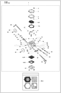 Page D Diagram and Parts List for K1250ACTIVE K 1250 Active 2008-01 Husqvarna Concrete Saw