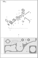 Page E Diagram and Parts List for K1250ACTIVE K 1250 Active 2008-01 Husqvarna Concrete Saw