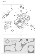 Page G Diagram and Parts List for K1250ACTIVE K 1250 Active 2008-01 Husqvarna Concrete Saw
