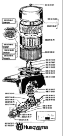 Part Location Diagram of 506076401 Husqvarna Filter Set