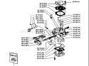 Page B Diagram and Parts List for K185 K 185 1987-01 Husqvarna Concrete Saw