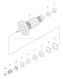 Part Location Diagram of 506098602 Husqvarna Pinion