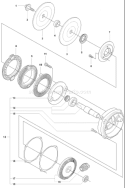 Page D Diagram and Parts List for K3000ELECTRIC K 3000 Electric 2007-01 Husqvarna Concrete Saw