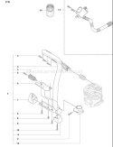 Page K Diagram and Parts List for K750 K 750 2007-01 Husqvarna Concrete Saw