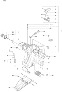 Page L Diagram and Parts List for K750 K 750 2007-01 Husqvarna Concrete Saw
