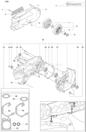 Page B Diagram and Parts List for K750 K 750 2007-01 Husqvarna Concrete Saw